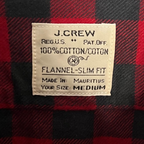 J. Crew Men’s Cotton Flannel size Medium - Picture 4 of 4